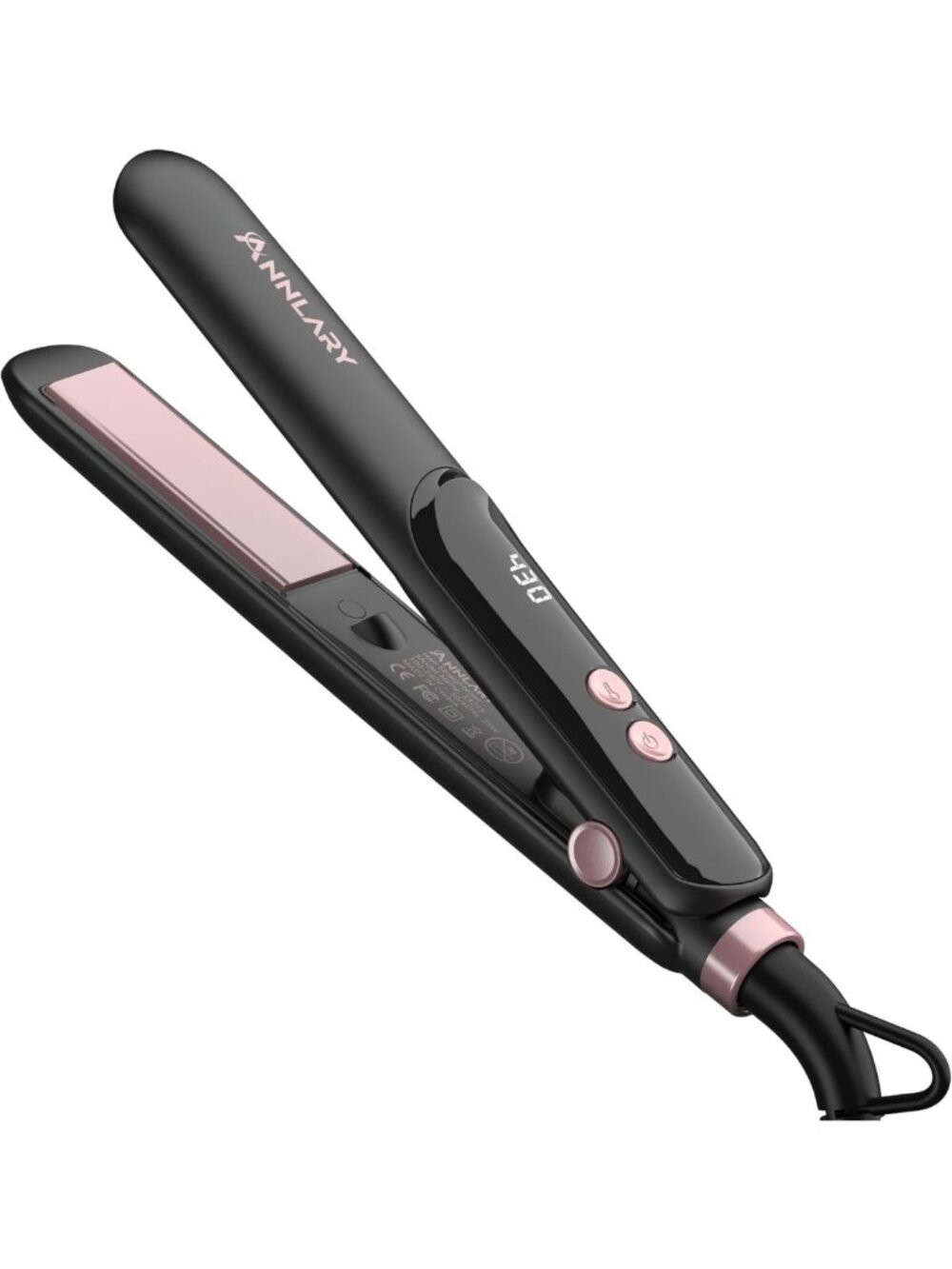 Compact Mini Hair Straightener - Travel-Friendly Portable Flat Iron for Quick